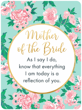 Mother of the Bride Magnetic Keepsake Card #HPM-MOBVIC