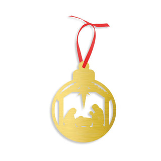 Nativity Christmas Ornament Christian Faith Tree Keepsake Decor #ACOR-NATIV-MRGD - Ornament
