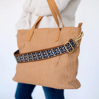 Navy & Camel Vivian Crossbody Strap #MNA109VL-NY - Bag Strap - Women’s