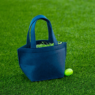 Navy Felt Bucket 