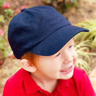 Navy Kids’ Cap - Blank #M185VL-BLANK-NAVY - Navy - Baseball Cap - Kids
