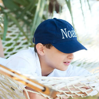 Navy Kids’ Cap - Blank #M185VL-BLANK-NAVY - Navy - Baseball Cap - Kids
