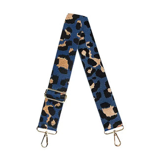 Navy Leopard Crossbody Strap #MNA109VL-NYLPRD - Bag Strap - Women’s