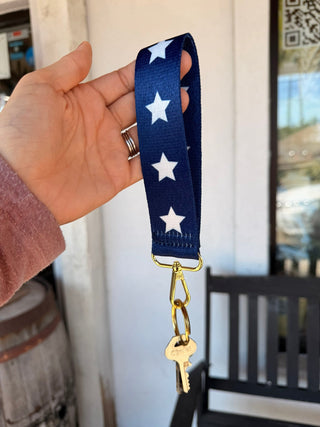 Navy Star Wristlet Strap #MNA106VL-NYSTR - Wristlet