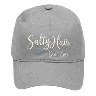 New Salty Hair Don’t Care Cap with Starfish #M190-SALTYH26 - Gray