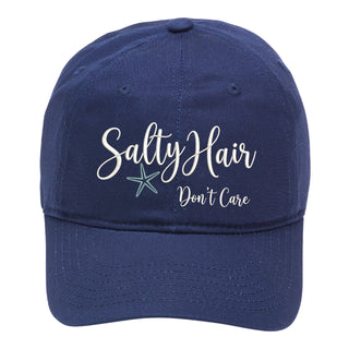 New Salty Hair Don’t Care Cap with Starfish #M190-SALTYH26 - Navy