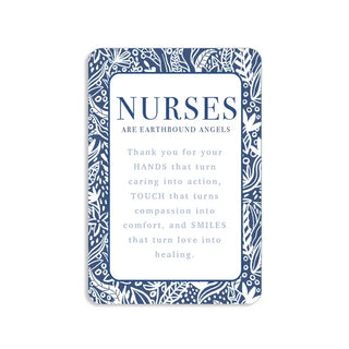 Nurses are Angels Magnetic Keepsake Card #HPM-NURANG - Pendant/Charm Necklace