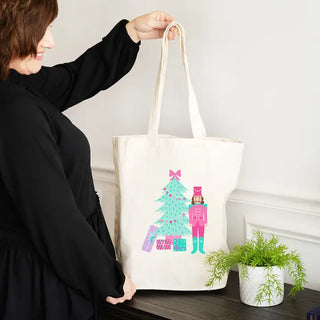 Nutcracker Large Canvas Tote #HPT2518-NUTCRACKER - Tote Bag - Women’s