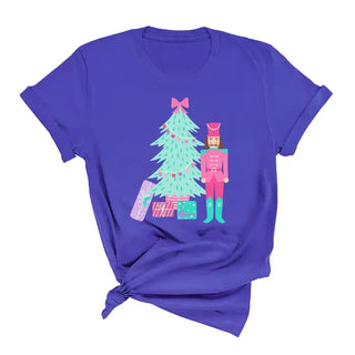Nutcracker T Shirt Classic Christmas Ballet Holiday Graphic Tee #HPTS-NUTCRACKER - Screen Printed T-Shirt - Women’s