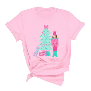 Nutcracker T Shirt Classic Christmas Ballet Holiday Graphic Tee #HPTS-NUTCRACKER - Screen Printed T-Shirt - Women’s