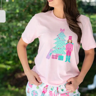 Nutcracker T Shirt Classic Christmas Ballet Holiday Graphic Tee #HPTS-NUTCRACKER - Screen Printed T-Shirt - Women’s