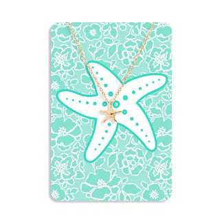 Ocean Breeze Keepsake Card #VLJC-1356GD-BRZ23 - Pendant/Charm Necklace