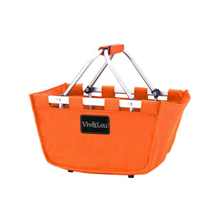 Orange Collapsible Market Tote #MARKETS-ORG-VLK