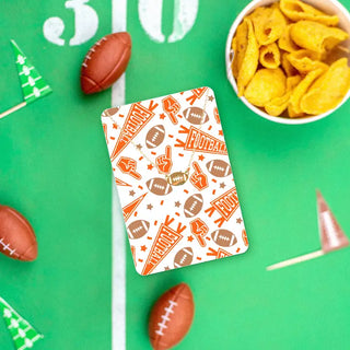Orange Football Fan Keepsake Card #VLJC-358GD-ORGFBF - Keepsake Coin/Token
