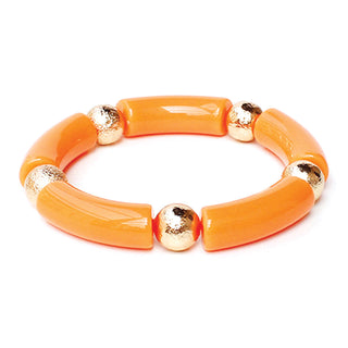 Orange Wrenley Bracelet #VLJB2495-ORG - Beaded Bracelet