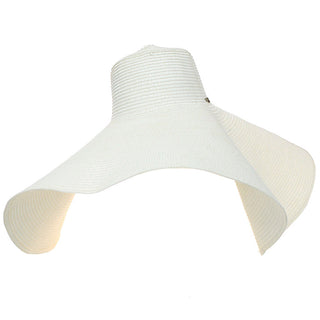 Oversized White Floppy Beach Hat Wide Brim Sun Hat for Women #M180XH89W