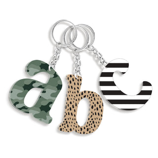 Single Initial Acrylic Keychain Pre-Pack