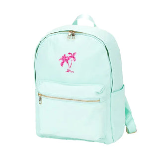 Palm Tree Charlie Backpack Tropical School Travel Water Resistant Bag #M364VL-PALMS - Mint - Backpack - Women’s
