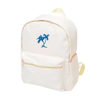 Palm Tree Charlie Backpack Tropical School Travel Water Resistant Bag #M364VL-PALMS - Creme - Backpack - Women’s