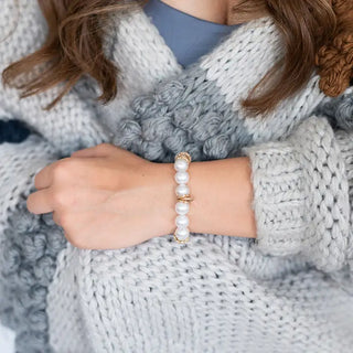 Pearl Camila Bracelet #VLJB7007-PEARL - Jewelry Set