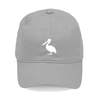 Pelican Embroidered Baseball Cap Coastal Bird Hat for Beach Lovers Gift #M192VL-PEL - Grey - Baseball Cap - Women’s