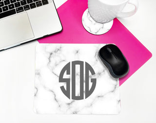 Personalized Marble Desk Set