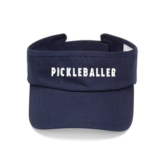Pickleballer Visor Embroidered Pickleball Sun Visor Unisex #M195VL-PBALLER - Navy - Baseball Cap - Women’s