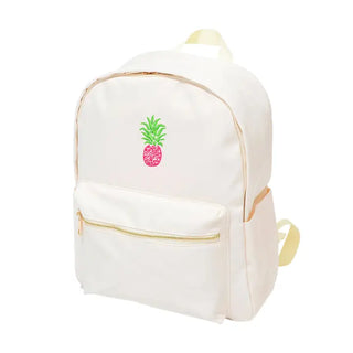 Pineapple Charlie Backpack Tropical School Travel Water Resistant Bag #M364VL-PINE - Creme - Backpack - Women’s