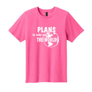 Plans To Take Over The World Kid’s T-Shirt Graphic Tee for Boys & Girls #TSY54-PLANS - Shirt - Kids