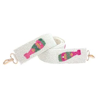 Poppin’ Champagne Beaded Crossbody Strap #MNA107VL-CHAMP - Bag Strap - Women’s