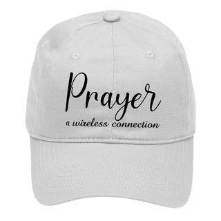 Prayer Embroidered Baseball Cap Faith Christian Hat Gift for Women #M190VL-PRAYER - WHITE - Baseball Cap - Women’s