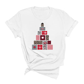 White Presents T-shirt - Size Medium 