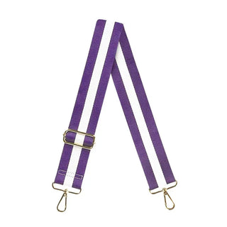 Purple Stripe Crossbody Strap #MNA109VL-STPUR - Bag Strap - Women’s