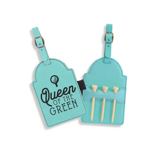 Queen of the Green Golf Tee Holder #L2028&L2030-QGREEN - Teal - Sporting Accessories