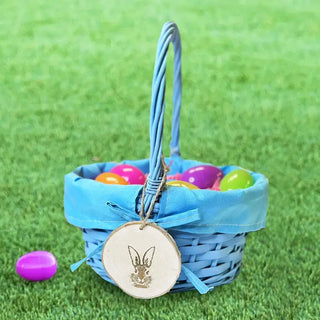 Rabbit Easter Wood Ornament - 4 PC SET #LOR-S4W-PR - Ornament