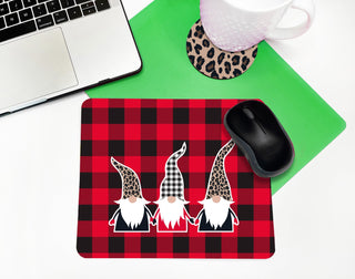 Red Buffalo Check Gnome Desk Set