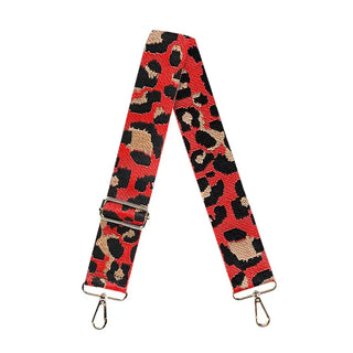 Red Leopard Crossbody Strap #MNA109VL-REDLPRD - Bag Strap - Women’s