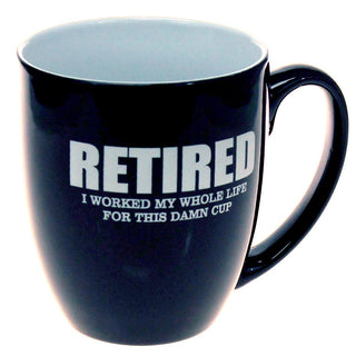 Retired Damn Cup - Large Black 16oz Coffee Mug #LMG6K-RETIRED