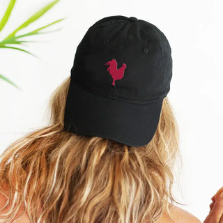Rooster Baseball Cap Farm Country Hat for Men Women #M190VL-BLK-ROOST - Baseball Cap - Women’s