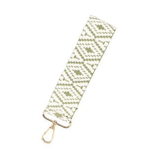 Sage Diamond Wristlet Strap Keychain Lanyard Key Holder Gift #MNA106VL-SAGEDI - Wristlet