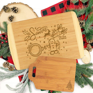 Santa Cutting Board Christmas Charcuterie Tray Holiday Hostess Gift #LCB221-SANTA - Cutting Board