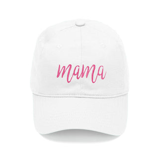 Script Mama Embroidered Baseball Cap Mother’s Day Gift for Mom #M190VL-MAMA - White - Baseball Cap - Women’s