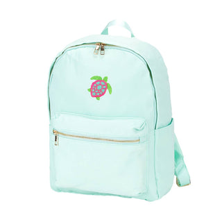 Sea Turtle Charlie Backpack Coastal School Travel Water Resistant Bag #M364VL-TUR - Mint - Backpack - Kids