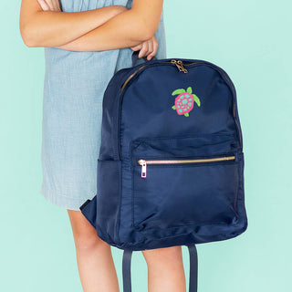 Sea Turtle Charlie Backpack Coastal School Travel Water Resistant Bag #M364VL-TUR - Backpack - Kids