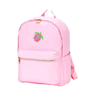Sea Turtle Charlie Backpack Coastal School Travel Water Resistant Bag #M364VL-TUR - Pink - Backpack - Kids