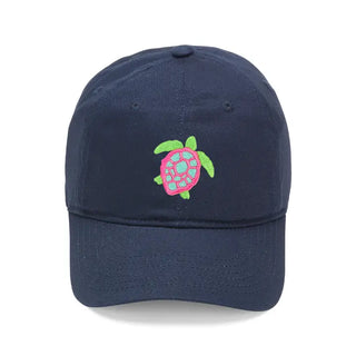 Sea Turtle Embroidered Baseball Cap for Beach Days and Coastal Adventures #M190VL-TUR - Navy - Baseball Cap - Women’s