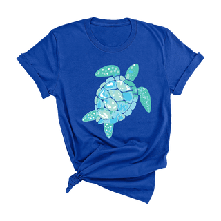 Sea Turtle Graphic T Shirt Coastal Beach Ocean Lover Tee Unisex #HPTS-TUR23
