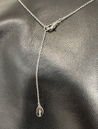 Silver Flower Pedal Necklace #EN038S-FLOWER