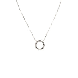 No Fear Disc Necklace