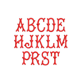 Single Initial Velvet Christmas Stocking Monogram Holiday Decor #ACK-903RED-BAM - Holiday Stocking